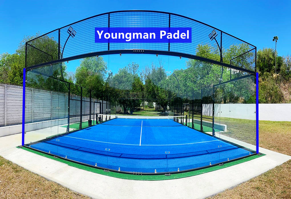 Thiết kế sân tennis padel theo yêu cầu của Liên đoàn padel quốc tế